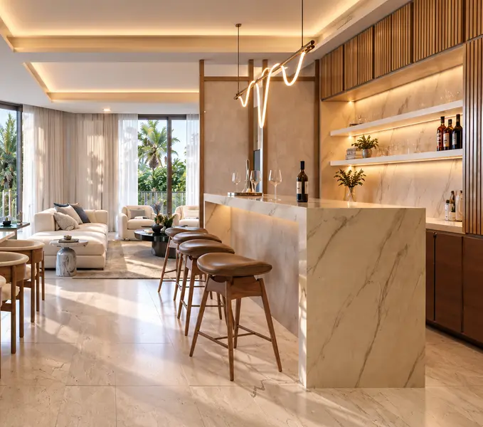 interior of luxury home